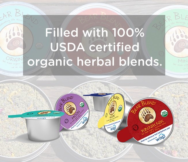 Have you seen the variety of Wisp pods available at hubs.ly/H0bwwjx0? Filled with 100% USDA certified organic herbal blends. Buy the Wisp and Bear Blend pods: hubs.ly/H0bwtyt0
#wisp #wispvapor #bearblend #bearblendpods #herbalpods #herbal #wellness