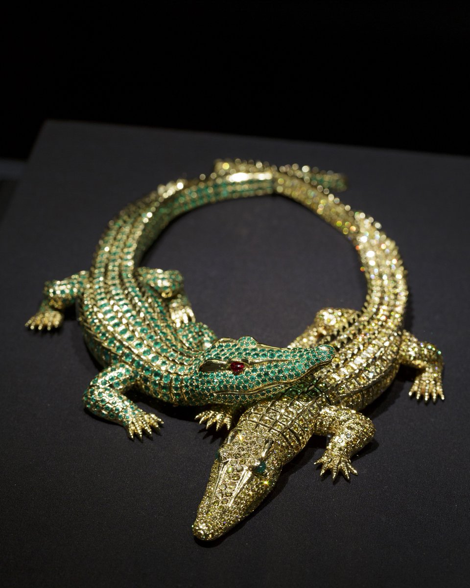 maria felix crocodile necklace