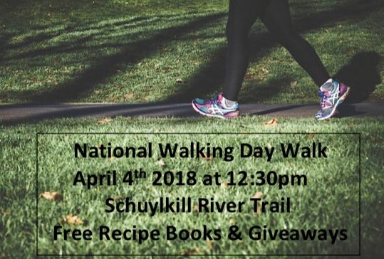 Come out to our group walk next Wednesday to celebrate #NationalWalkingDay! We will kick off spring with a brisk walk on the Schuylkill River Trail, nutrition tips for pre- and post-workout, and fitness-themed giveaways!

#exercise #walking #fitnessfriday  #workout  #phoenixville