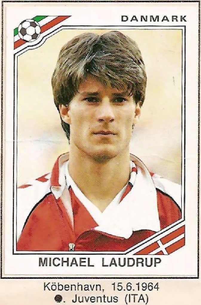 Verminosos's tweet photo. Faltam 76 dias para a Copa do Mundo. #CarasDaCopa #Laudrup #Dinamarca #Copade1986 #figurinhas #album #Panini https://t.co/6JhnCe6MxV
