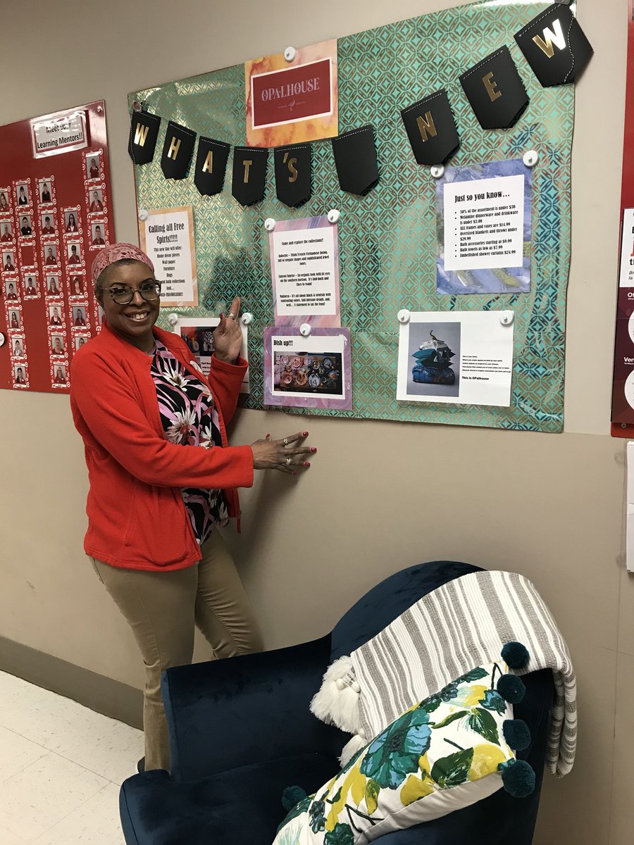 Our VM Shelli getting the team ready for the #Opalhouse launch!!! #Blainetrain #1832