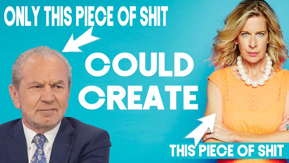 GrahanAndrew's tweet photo. ONLY THIS PIECE OF SHIT
COULD CREATE
THIS PIECE OF SHIT
@Lord_Sugar https://t.co/eNL9UWUmtE