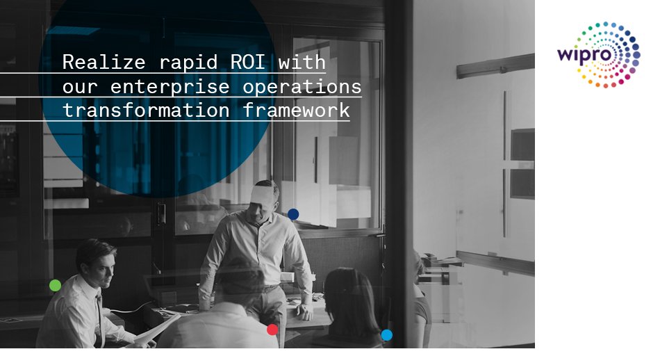 sarath_snair's tweet image. Know how our #EnterpriseOperations transformation framework enables you to realize rapid #ROI. #WiproEOT bddy.me/2Ebl5ji