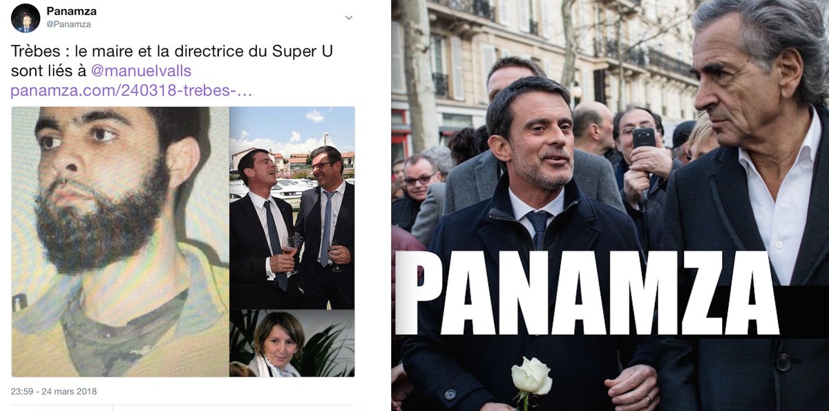 Valls lié à Trèbes ? Le scoop de Panamza est confirmé par Valls