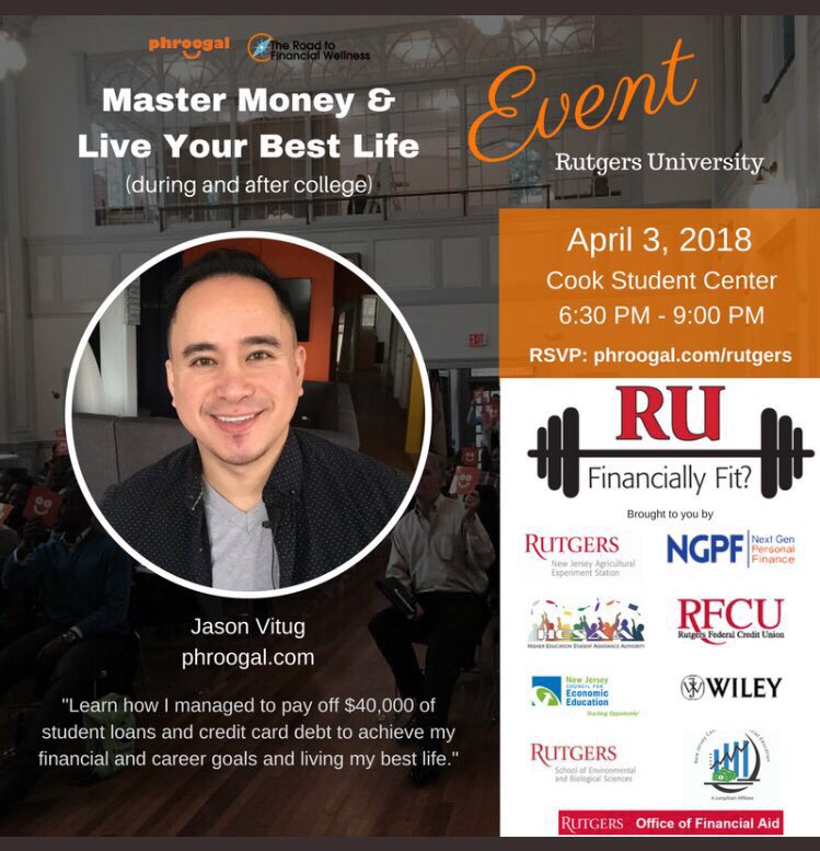PhroogalCollege's tweet photo. Join us @RutgersU for #RUFinFit https://t.co/ApoBW6q3Hn https://t.co/aZrQKi8AsC