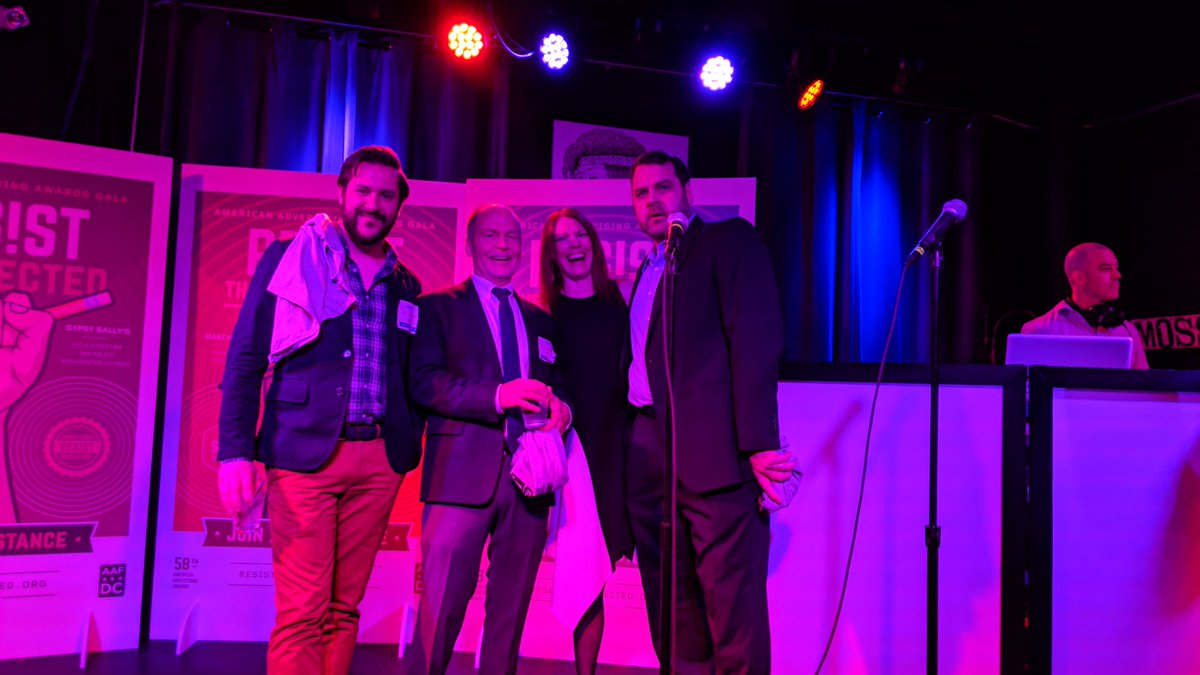IMGinDC's tweet photo. Something new for the fridge! Congrats to our #DC American Advertising Awards winners for their masterful sound designs. An inspiring night @AAF_DC! #AAFDC #resisttheexpected https://t.co/JCpHiC6JWs