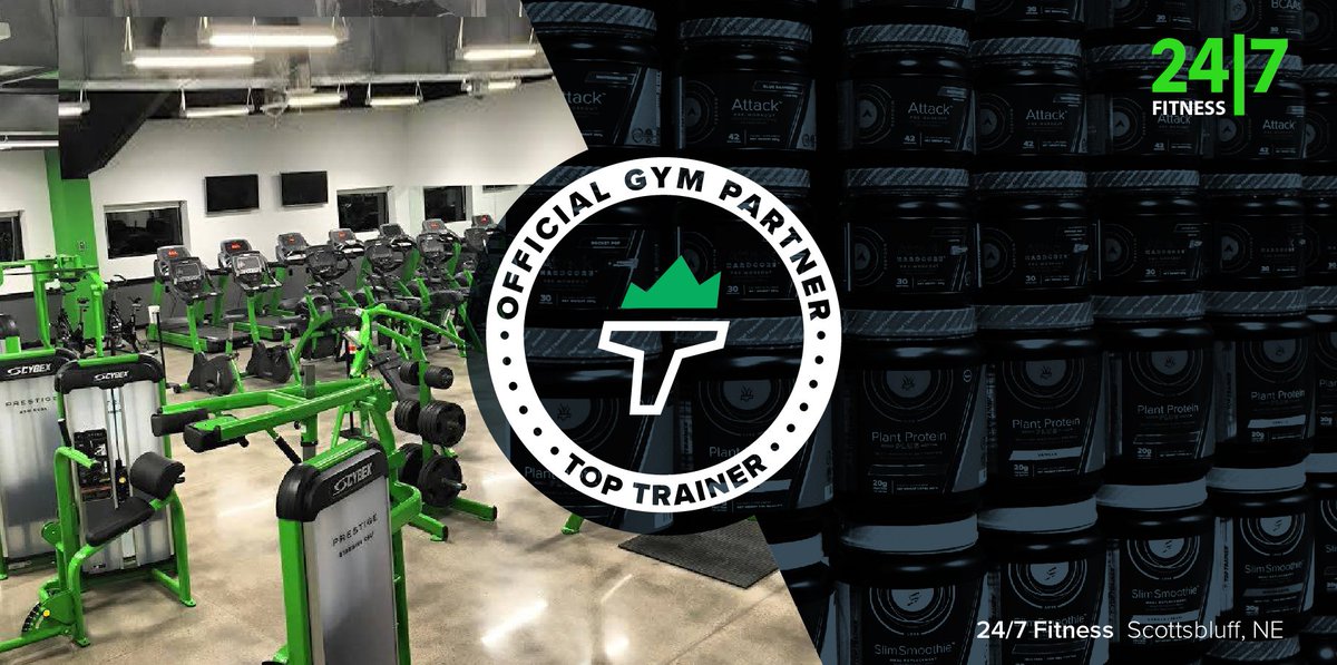 toptrainercom's tweet photo. 24/7 FITNESS has Joined Forces with TopTrainer as an Official Gym Partner! Find Your Favorite TopTrainer Supplement Today!
#TopTrainer #livehealthy #staymotivated #iamtoptrainer #gymsession #gymtherapy #gymaddicts #gymworkout #workoutplan #huskers #huskernation #247fitness https://t.co/zle4Fb7rjA