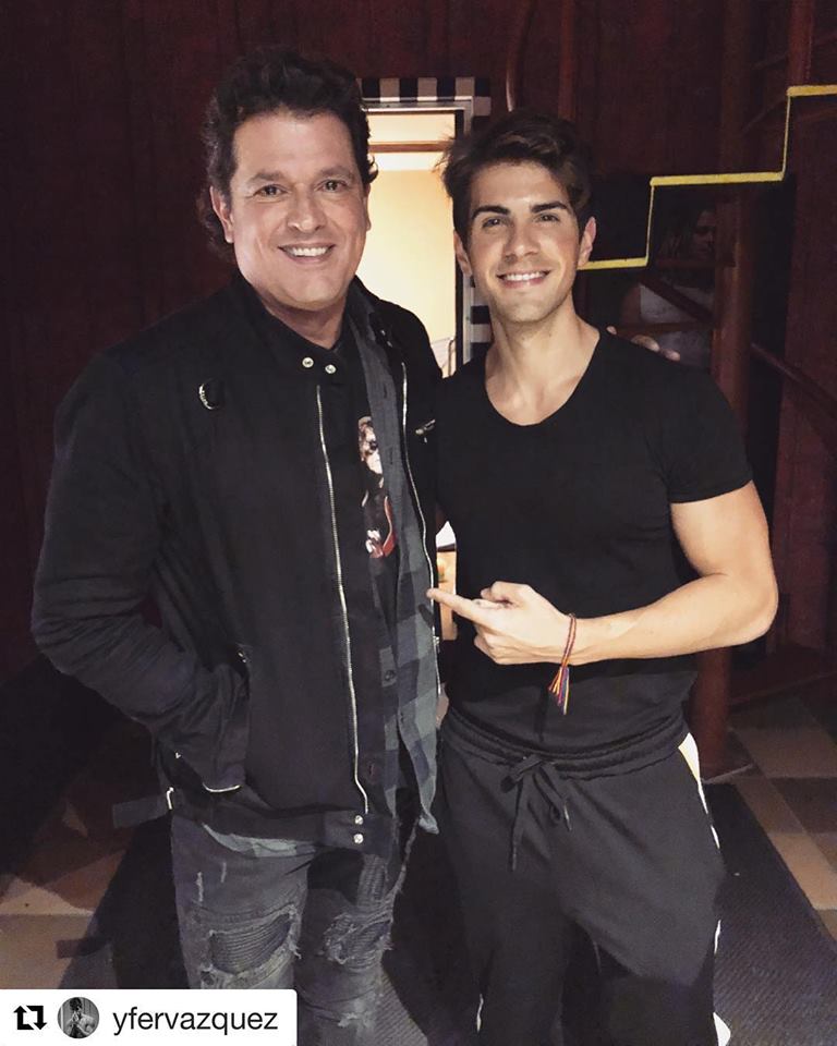 Agradecido de escuchar tu música en <a href="/gmlestudios/">GML Estudios</a>, mucho talento y un gran camino <a href="/yfervazquez/">Fer Vazquez</a> #Repost - Gracias <a href="/carlosvives/">Carlos Vives</a> por recibirnos tan increíble en tu estudio. Aprendimos mucho de ti, sos un GRAN referente musical. Nos regalaste una energía hermosa, gracias de corazón