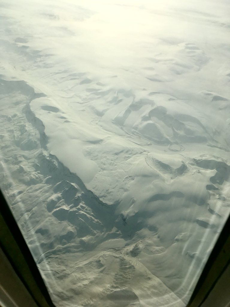maaahge's tweet photo. Last views of Disko Island and Greenland #seaice (for now)...we let ourselves imagine that it was Storebræen, the #glacier where Trevor &amp; co. were drilling ice cores #icedisko https://t.co/rAZXaTt9KO