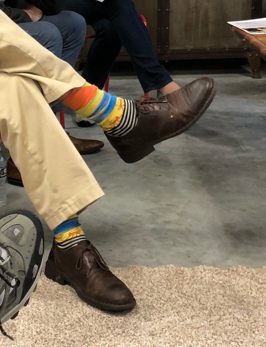 GrootResists's tweet photo. #SupportTheSwag came about because the bow tie is stylin. But, y’all, check out the socks... If you think this guy cares what the NRA or some rich family of donors thinks about his ideas, just refer back to this pic. https://t.co/Q6j8vdJTWs