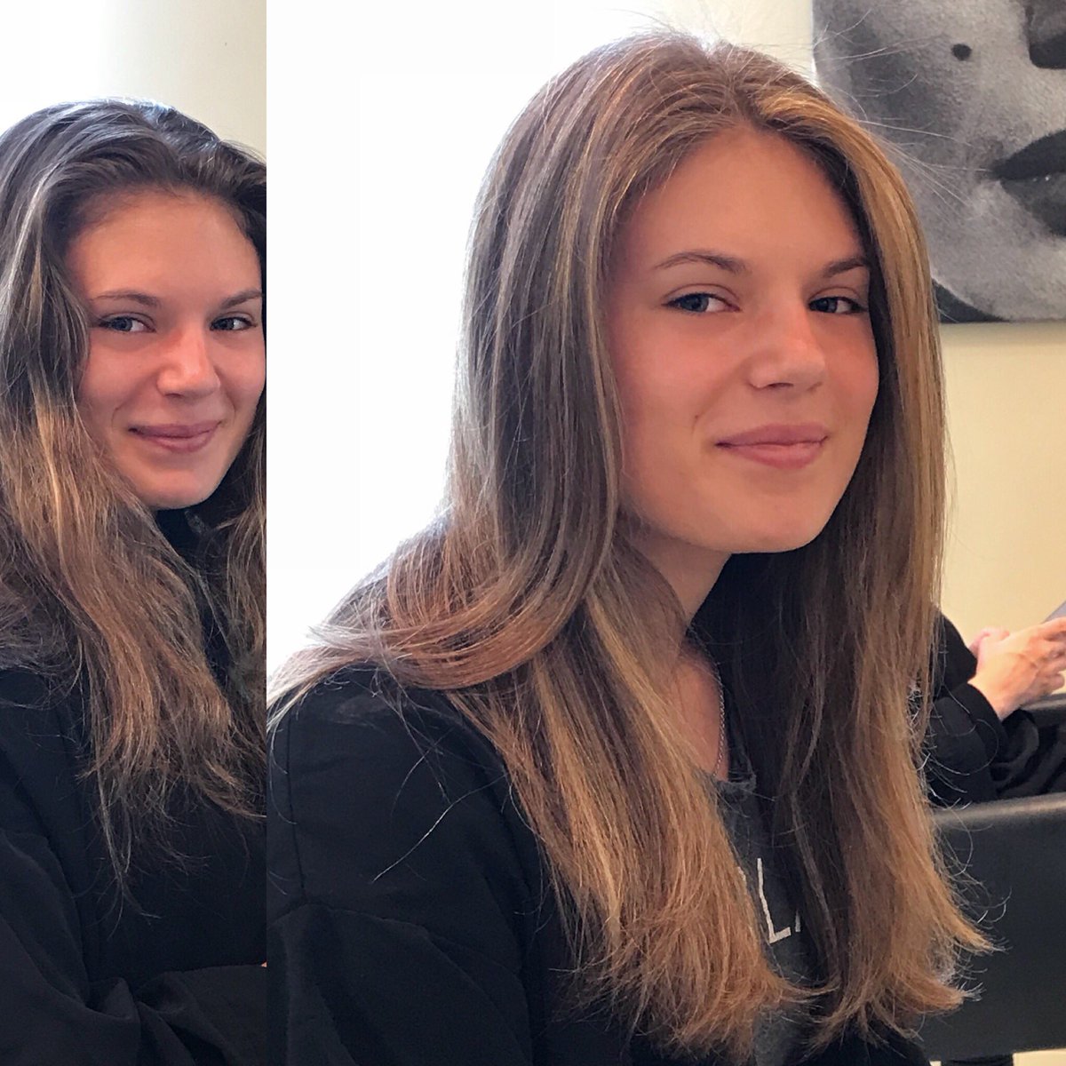 MariaLivesay's tweet photo. This cutie is ready for spring vacation! Highlights by Maria and cut with Lindsay. #sunkissed… https://t.co/gNqYEJ4wFP https://t.co/WELU9dRKoY
