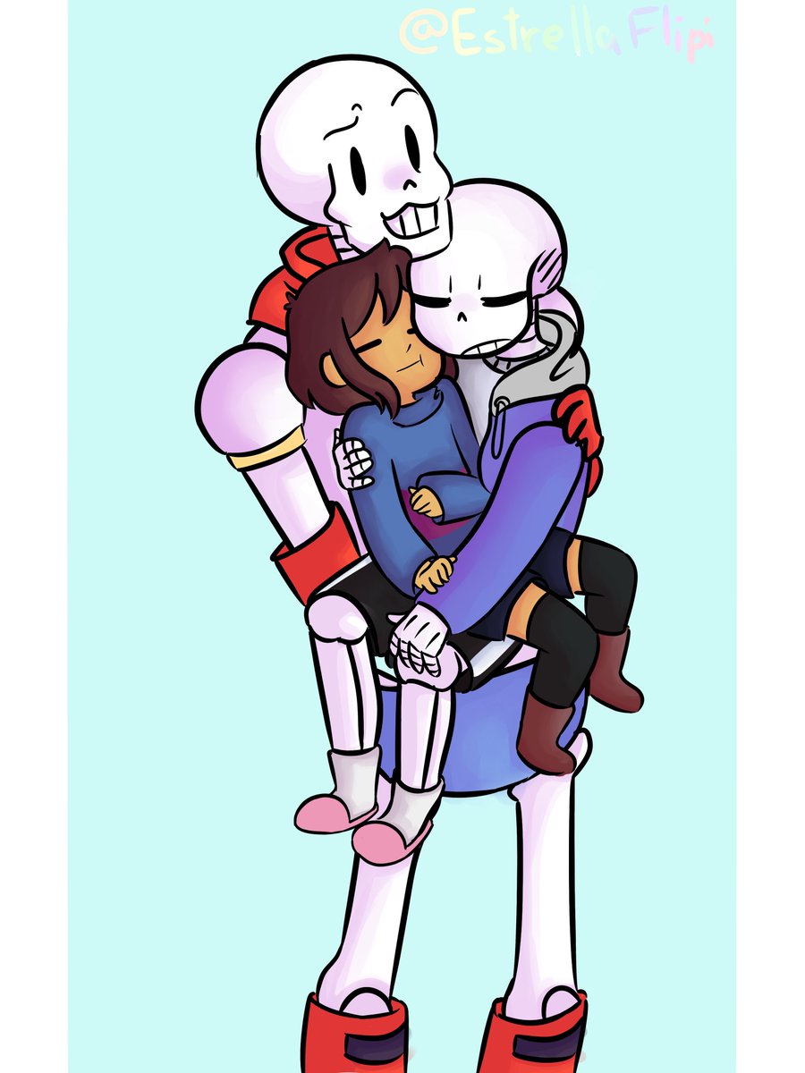 EstrellaFlipi's tweet photo. #undertale #frisk #papayrus #papurys #sans #frans #StarFlipi https://t.co/zNByVxBOIA