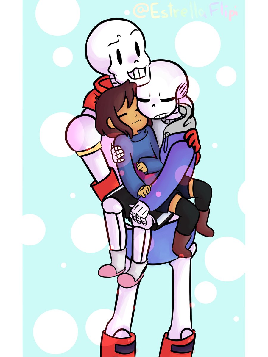 EstrellaFlipi's tweet photo. #undertale #frisk #papayrus #papurys #sans #frans #StarFlipi https://t.co/zNByVxBOIA