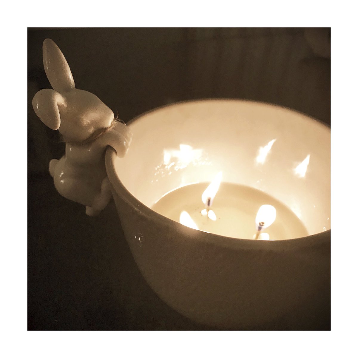 FiresideCandles's tweet photo. Too cute not to share with you ...... # easterbunny #curiouschap #somethingsmellsgood https://t.co/eO2ic1KmN0