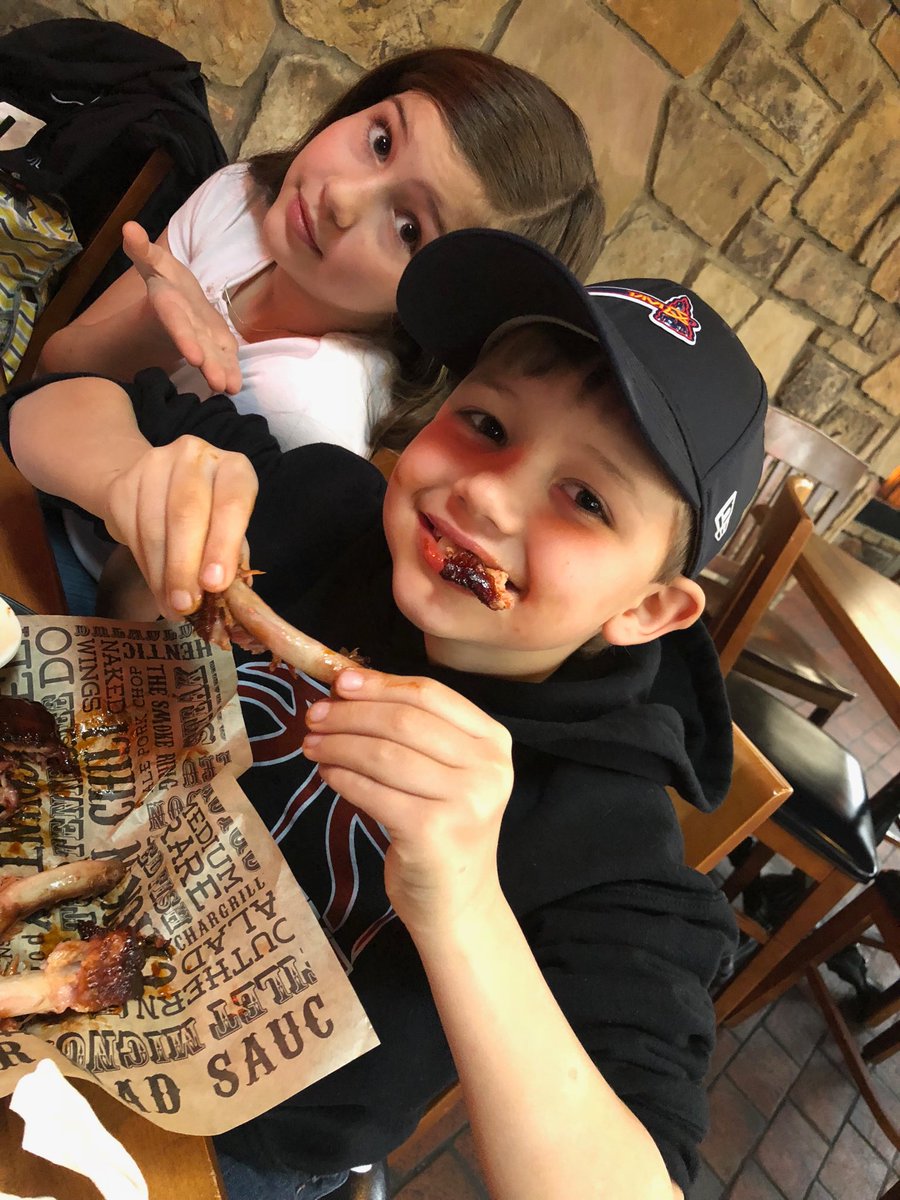 Killing some ribs.