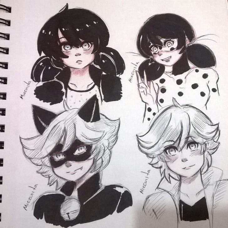 mizzueeiza's tweet photo. 🐞🐱💖💙💚💜🙈🙈🙈 awww #marinette y #adrien #catnoir #ladybug #MiraculousLadybug #ladybugxcatnoir 😍😍😍😍 https://t.co/RZtovwRhQN