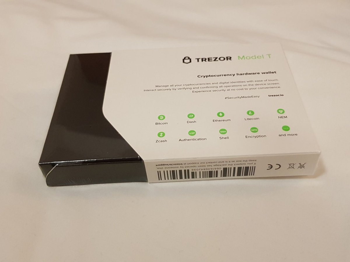 Bernard_daSilva's tweet image. Super excited #SecurityMadeEasy thank you @TREZOR #ModelT