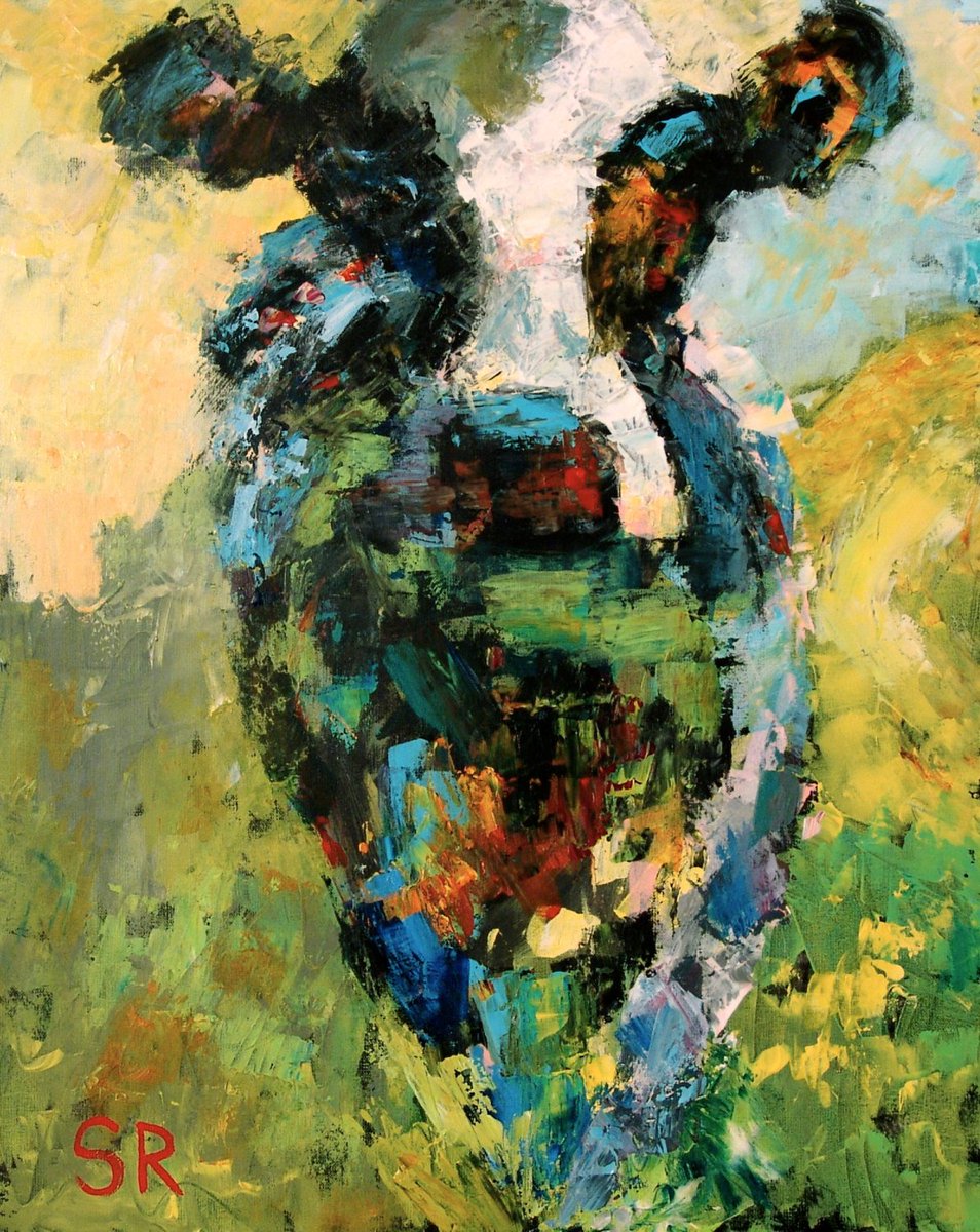 VermontPainter's tweet photo. Original Colorful Cow Painting, Farm Animal Painting, Large Farm Painting, Large Art 24 x 30, Acrylic Canvas, Vermont Art, Western Art https://t.co/kSgaJBj5zY #Etsy #SamRaines #LargePainting https://t.co/Dn4eyvZEz7