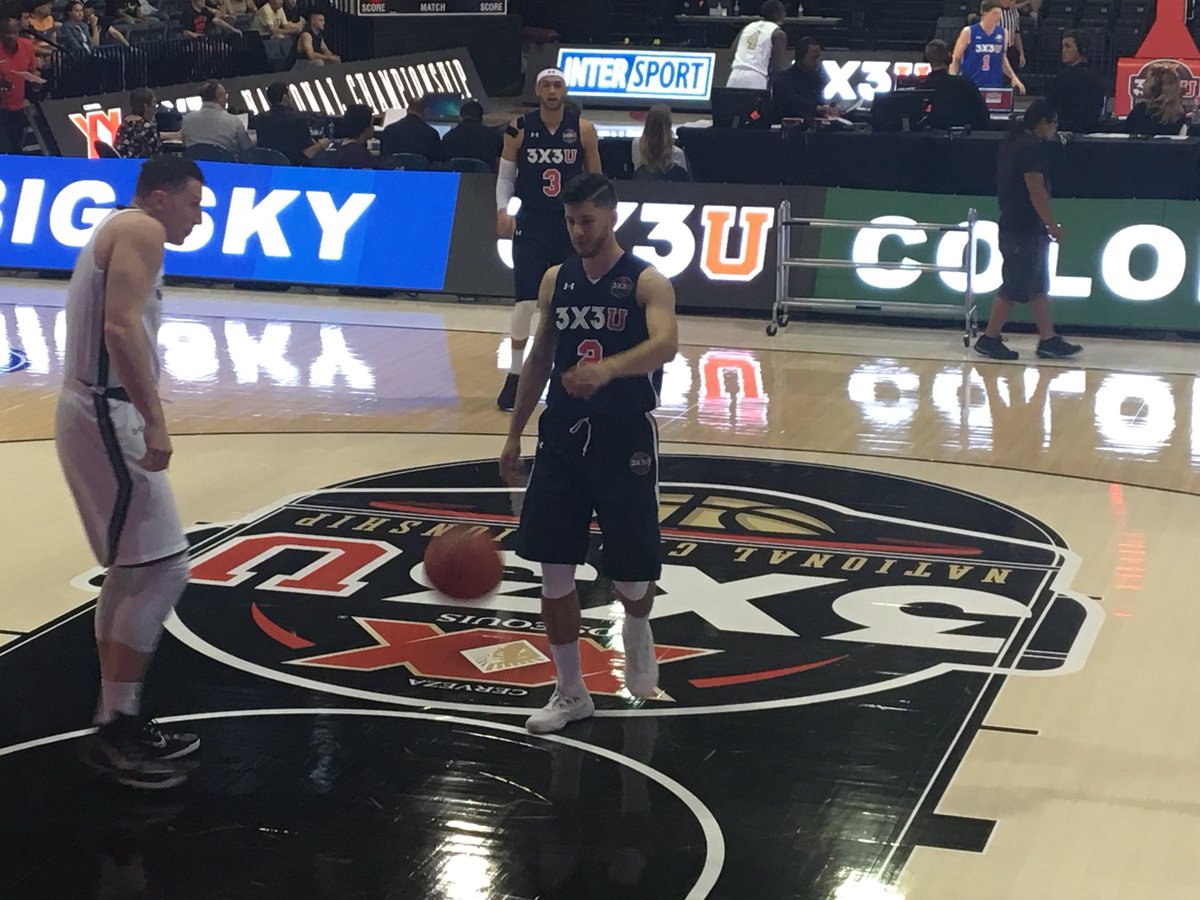 Getting ready to watch <a href="/eluzcandob/">eugenio luzcando</a> in the 3x3 tournament being held in San Antonio. Big sky Vs. Colonial conference. #DigDeep
