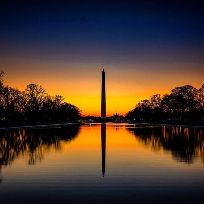 BEAUTIFUL MORNING! Sleeping in is cool and all, but have you ever seen a sunrise over the reflecting pool? 🌅 You should try it sometime...
📸: adam_brockett / Instagram
