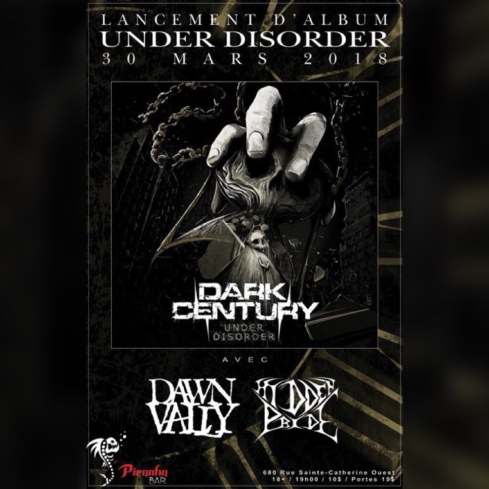 Piranha_Bar's tweet photo. Ce soir c’est @DarkCenturyBand @DawnVally et #hiddenpride au @Piranha_Bar !! https://t.co/a4yV0EGSZO