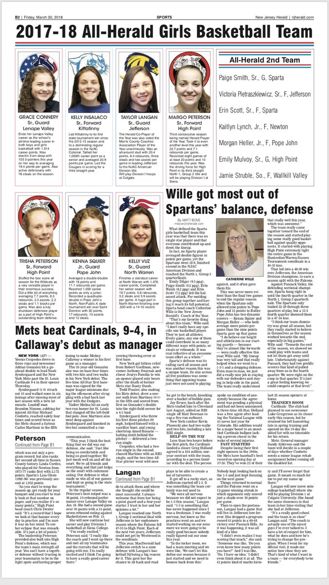 PopeJohnLions's tweet image. Congratulations to members of our @pjvgbball team who made the All-@NJHSports First and Second teams! Junior @KennaSquier earned a spot on the First Team, while junior @morgan__heller made the Second Team! 

#WeArePopeJohn #ChallengingAlltobeanHonortotheFather