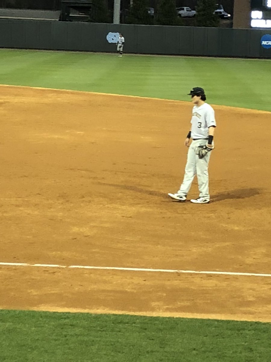 CaravanBaseball's tweet photo. Mount Carmel Baseball in attendance tonight at the @WakeBaseball/@DiamondHeels game to support one of our own in @bobbyseymour127. 

#CaravanInNC #ACC #WeAreMC https://t.co/8MopsPhITe