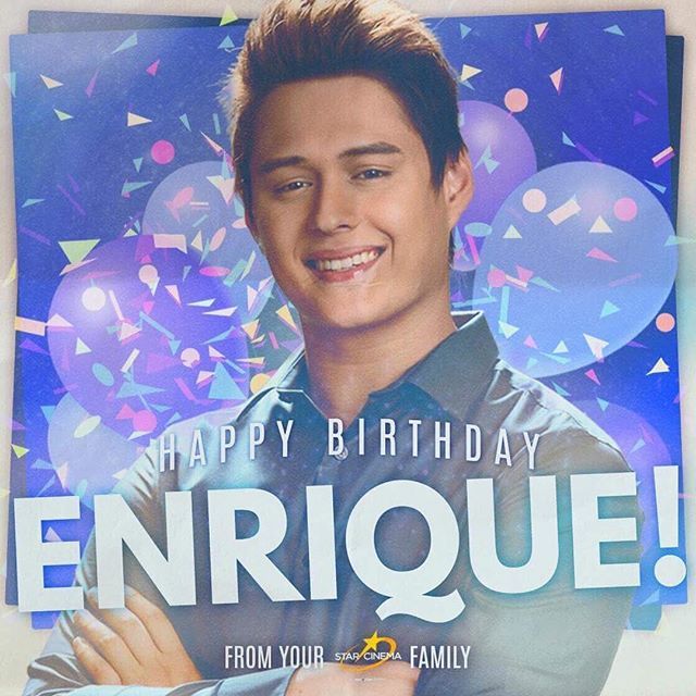 A belated happy birthday to our LAKAS, Enrique Gil! We hope you enjoyed your day! 
