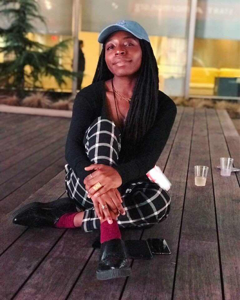 Panelist #2: Tomi Afolabi
Tomi Afolabi is a 24 y/o Music Assistant at MTV. She graduated with a B.S. in Music Business from Hofstra University, and lives in Brooklyn, NY. She hopes to get into the event world, combining her love for music with queer, POC, & female communities.