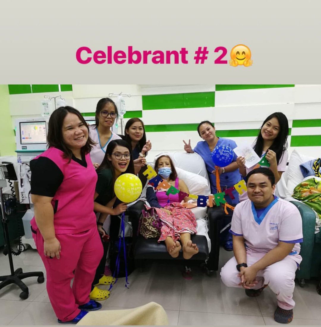 annanncite's tweet photo. Happy to see them happy.😍 Celebrating another gift of life.
Happiest Birthday to our dearest patients.❤❤❤

#HdNurses #LavieLove https://t.co/lZ5IZ4ohiF