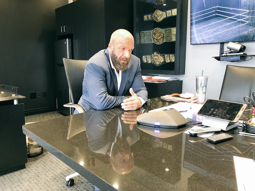 Resultado de imagem para triple h on office