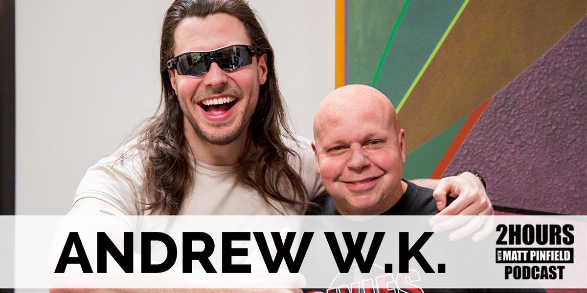 2hoursPinfield's tweet image. #ICYMI check out yesterday's chats with Jonny/Daniel from @nothingmorerock and the party ambassador himself @AndrewWK! Their talking new music and so much more on the #2HOURS with @mattpinfield #podcast ow.ly/deOi30jf1EJ