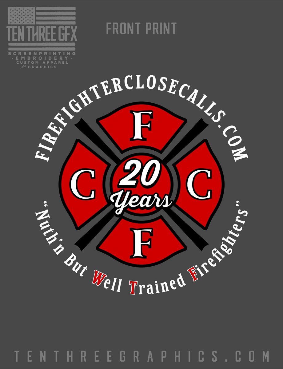 TheSecretList's tweet image. HELP FIGHT FIREFIGHTER CANCER WITH THIS 20th ANNIVERSARY T-SHIRT.  (Please share/ReTweet and Order A Shirt!) firefighterclosecalls.com/its-our-20th-y… @FCSNnational @RayPfeiferFDTN @TenThreeGFX #firefighter #firefighters #Cancer #raypfeifer #FDNY @fireengineering @FDIC @FirehouseNews @firenation