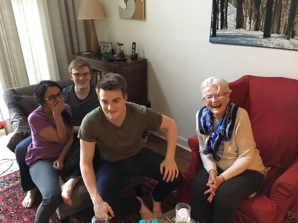 89 and she can still shock the young ‘uns.