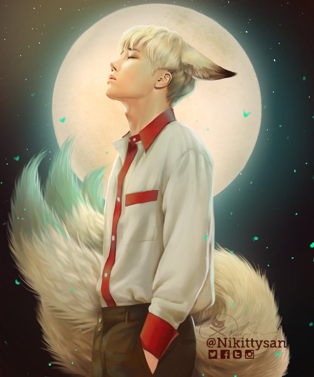 nikittysan's tweet photo. Another #Procreate #painting! :) #Gyumiho based on his #Shine solo concert pic! XD
∞
#인피니트 #성규 #김성규 #infinite_fanart #gyu #sunggyu #infinite #photoshop #illustration #kpop #fox #gumiho #supernatural #magic https://t.co/jHp6dGOV5Y