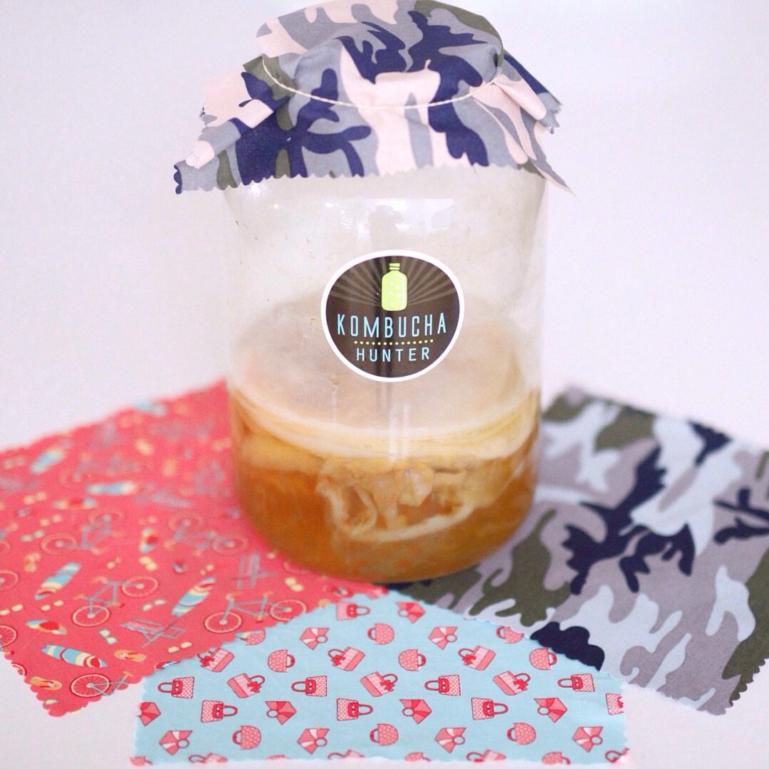 kombuchahunter's tweet photo. New items in our shop! We've added 4 super fun cotton covers to dress up your #kombucha vessels. Pink and Blue Camo; Bicycles 🚲 + Handbags! Each of our 1 gallon &amp; 1/2 gallon kits come w your choice of cover too! Snatch them up @ https://t.co/2EeSNzy0eY 💓 #vegan #kombuchahunter https://t.co/axdIU0WbWF