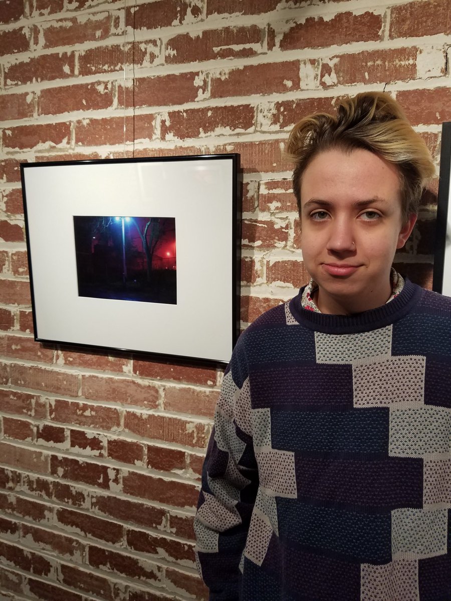 DyerMCC's tweet photo. Outstanding exhibit with student artwork at #ProcessGallery in Blackstone. Check it out! @mccneb #BestStudentsEver #PlusMyDaughter https://t.co/a8x17pH0Nb