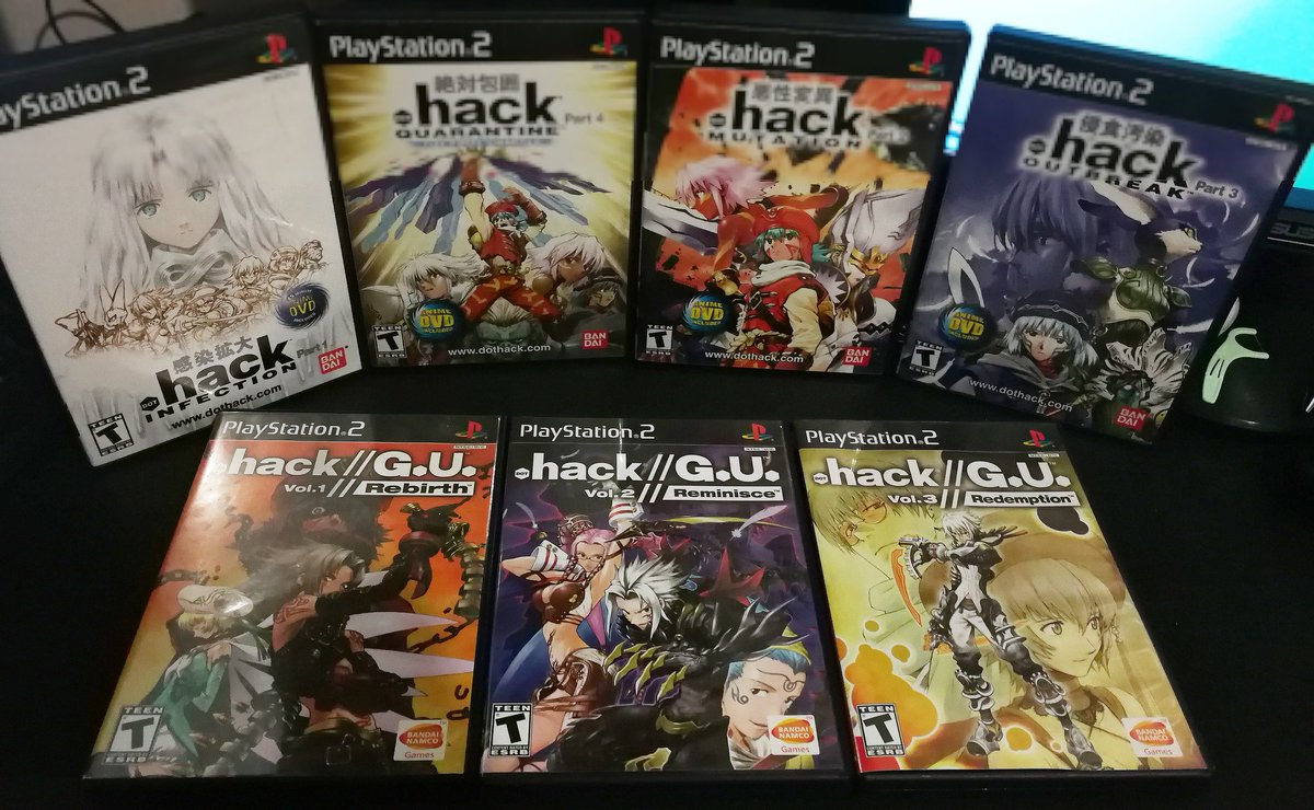 ahhh yes, I can smell the 8 phases right now. new let's play coming soon, and the goods are ready. now to finish my setup move. hope to see you soon!

#ps2 #OnlyOnPlayStation #dothack #dothackgu #LetsPlay #letsplayagain #smallyoutubercommunity