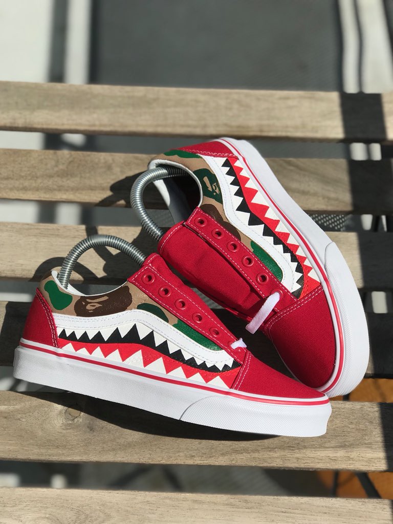 red bape vans