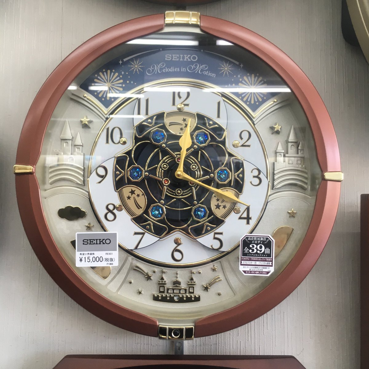 01）訳あり品 セイコーカラクリ時計 からくり時計30周年記念モデル