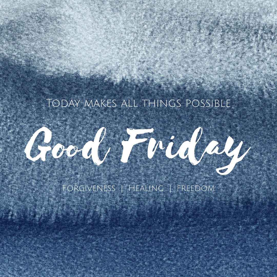 RealWomenMin's tweet photo. It’s Good Friday - 
Because of THIS day 

I am set free
I am forgiven
I am restored
I am healed
I am made whole

Because of TODAY

My prayers can be answered
My burden is made light
My broken heart is mended
My spirit can have peace
My enemy is defeated https://t.co/xeqXAeAbgI