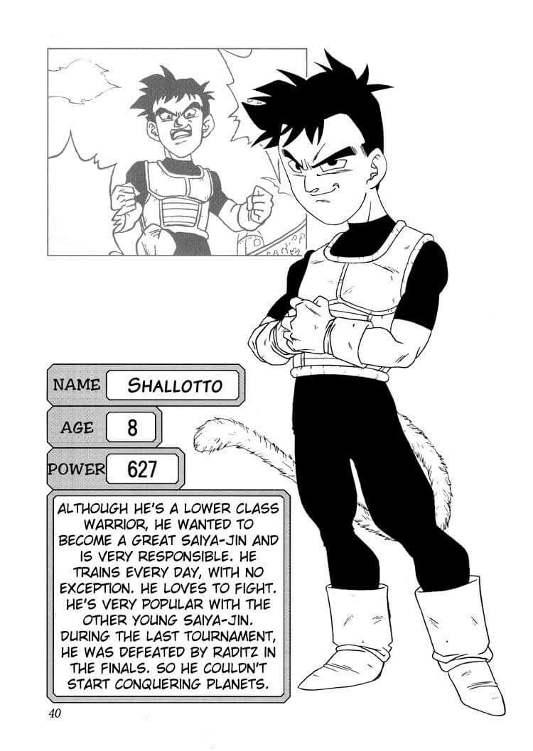 Vegitard On Twitter Toyotaro Vjump Is A Genius Why Because He Invented The Name Shallot The Name Of The New Saiyan From Dblegends Game And Suggested It To The Game Creators Proof Here S