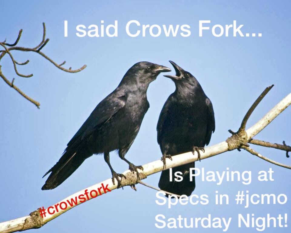 CrowsFork's tweet image. #crowsfork in #jcmo Sat 3/31 9p-1a #spectatorsbarjc #nocover #livemusic