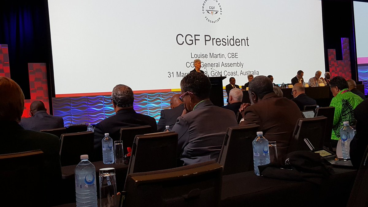 muvalens's tweet image. Mrs Louise Martin President of @thecgf officially opens the GA #moderncommonwealth #wearethecommonwealth