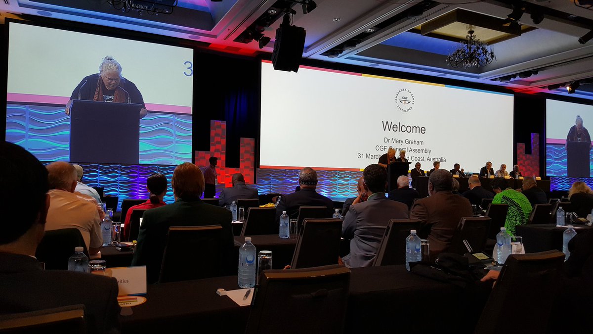 muvalens's tweet image. Mrs Louise Martin President of @thecgf officially opens the GA #moderncommonwealth #wearethecommonwealth