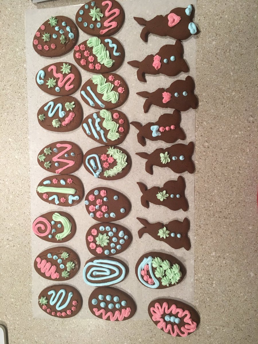 moni_allen's tweet photo. Easter cookies ready for tomorrow’s sugar overload! https://t.co/1RiF9takyV