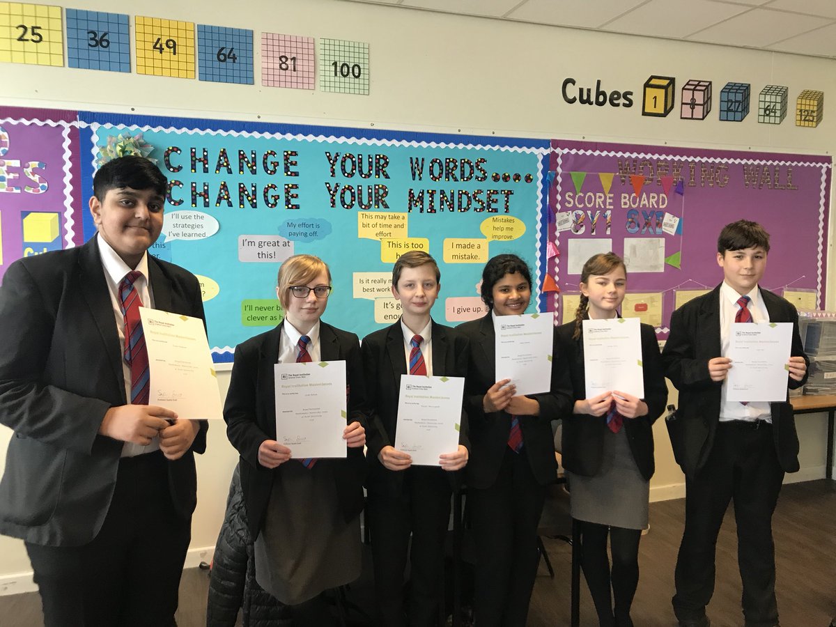 Very proud of our Y8 mathematicians! #aspiretobemore