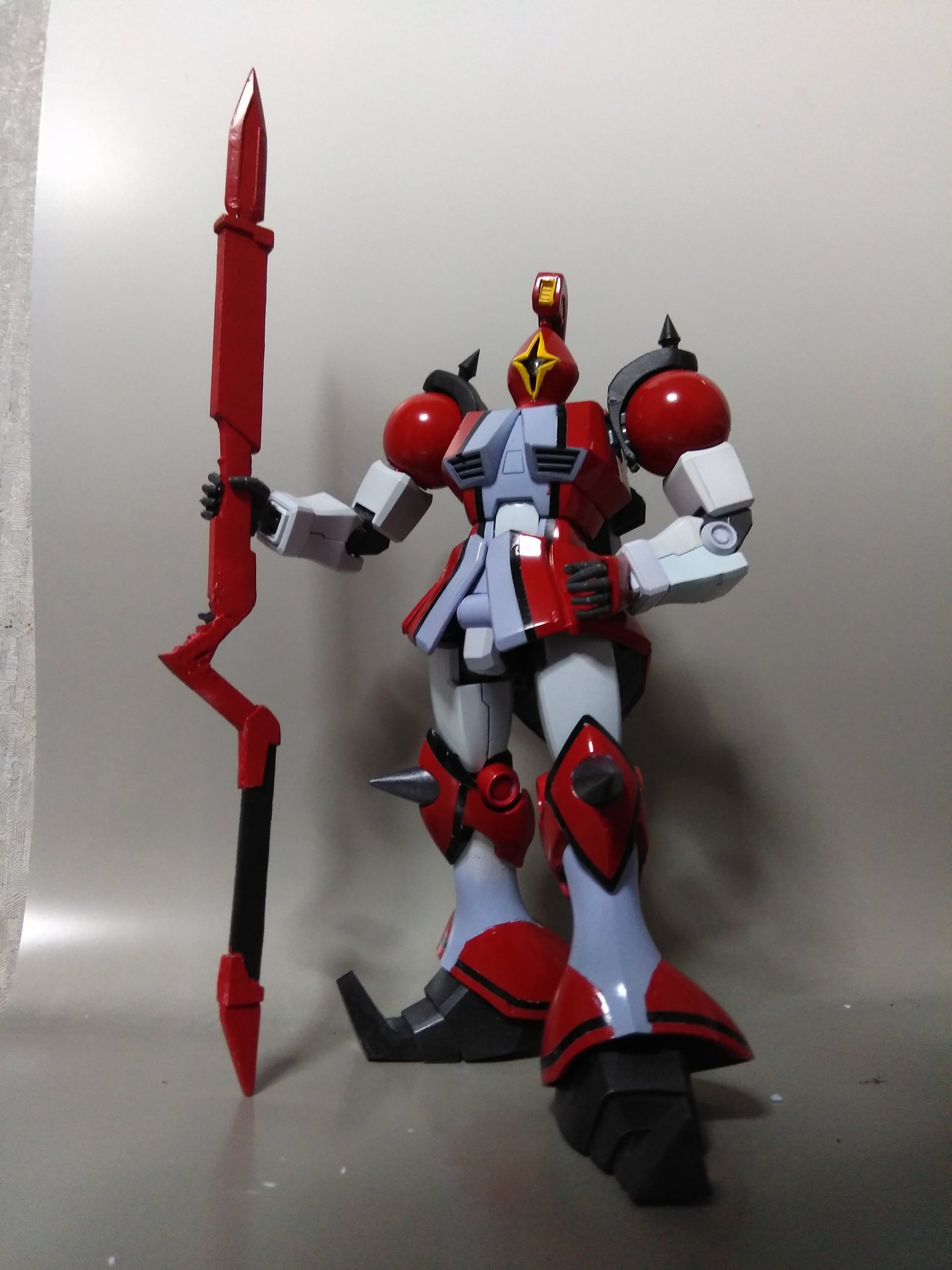 ギャン改造塗装作品ギャンオーエースに