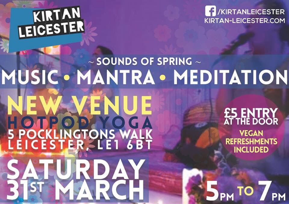 Nima_Suchak's tweet image. Today is THE day #SoundsofSpring at HotPod Yoga #Leicester #KirtanLeicester #Leicestermeditation with @JKDasa