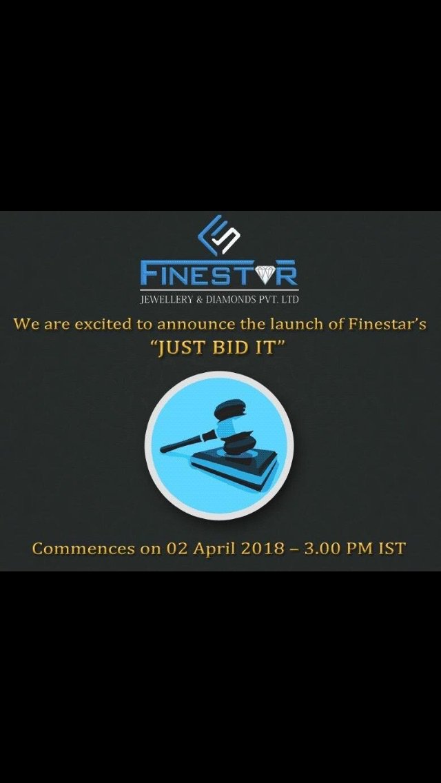 diam_app's tweet photo. JUST BID IT BY #FINESTAR commencing from 2nd april 2018 https://t.co/NJ5QU7ayKM